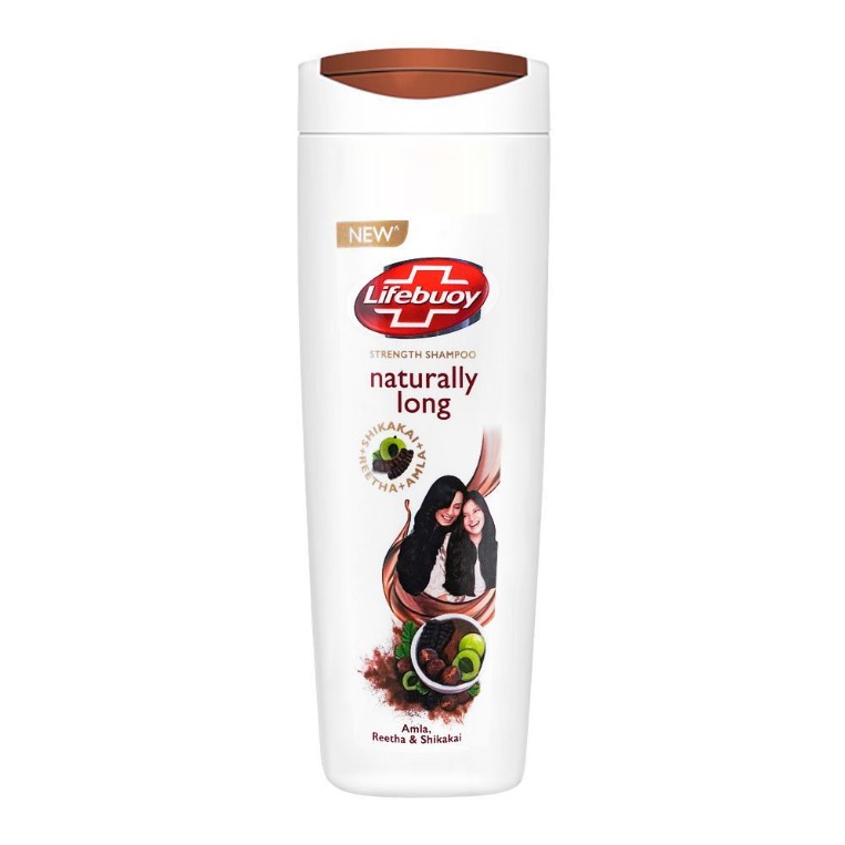 Lifebuoy Naturally Long Strength Shampoo, Amla Reetha &amp; Shikakai, 370ml